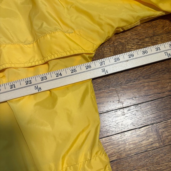 Vintage Eddie Bauer EBTEK Packable Parka Jacket Yellow Nylon Mens L/G Large - Picture 9 of 10